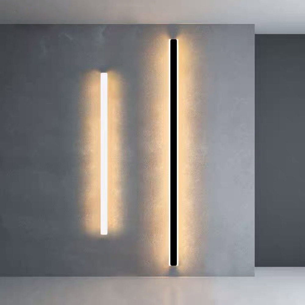 Foyer Lighting Wall Decor - Modern Black LED Wall Lamp for