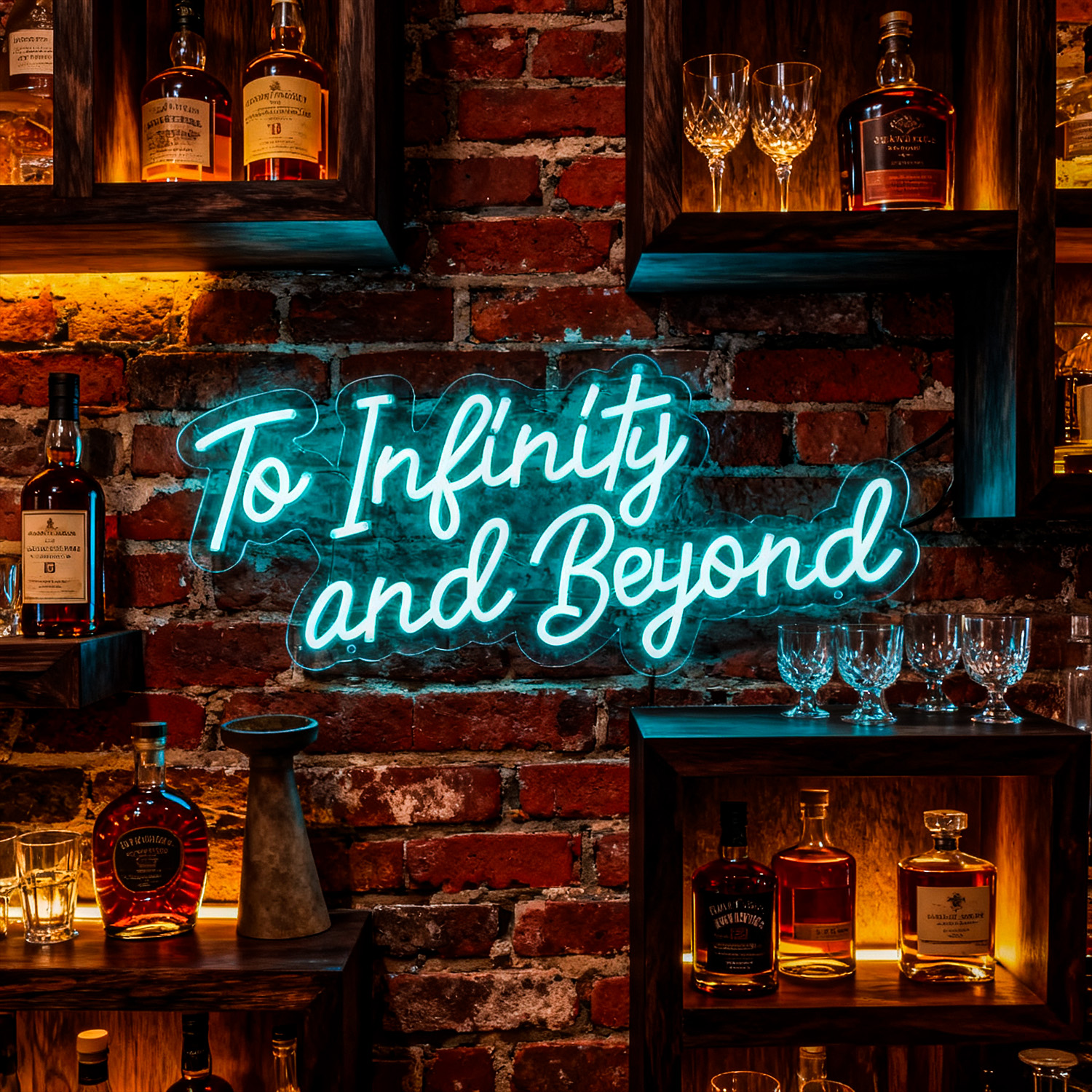 Lighting Decor And Beyond - Neon Sign to Infinity And beyond