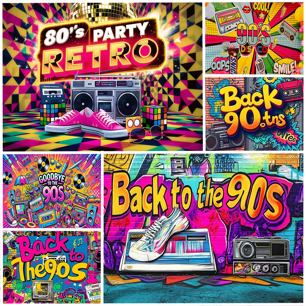Lighting Decor Photos - Retro Back to the 80s 90s