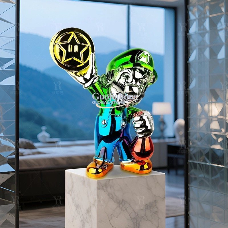 Lighting Decor Living Room - Mari&o doll ornament desktop living room
