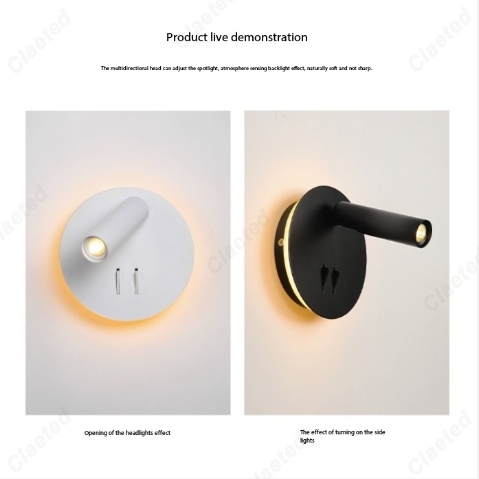 New LED Reading Wall Lamp with - Foyer Lighting Wall Decor avis et prix