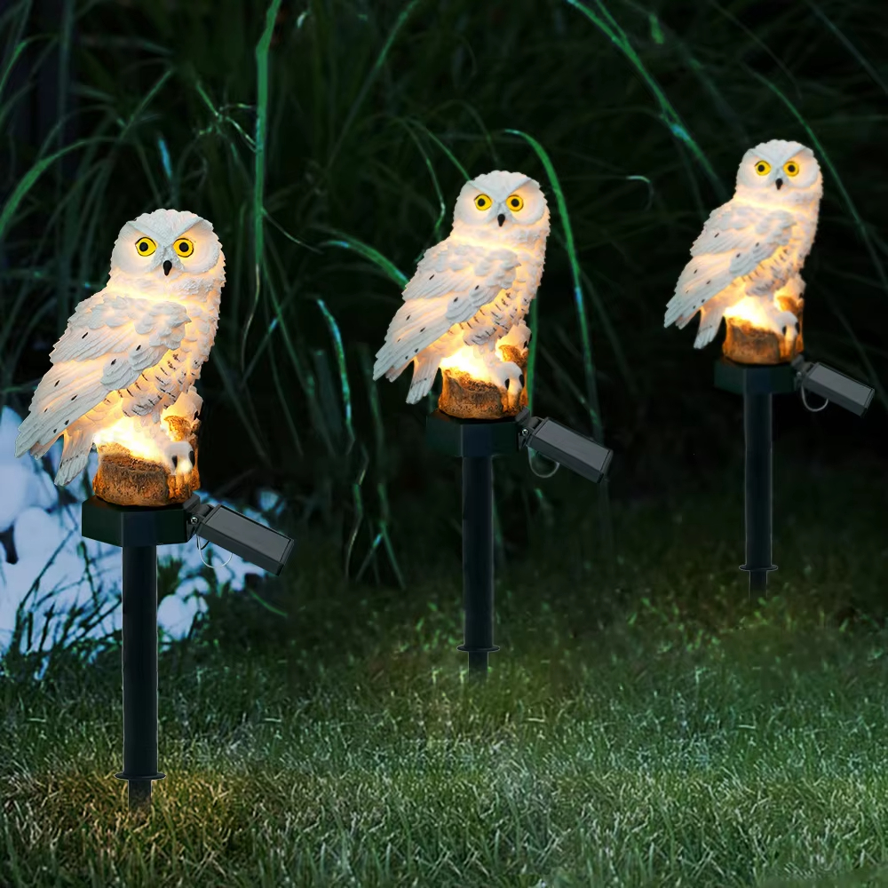 Solar light owl animal sculptu - String Light Outdoor avis et prix
