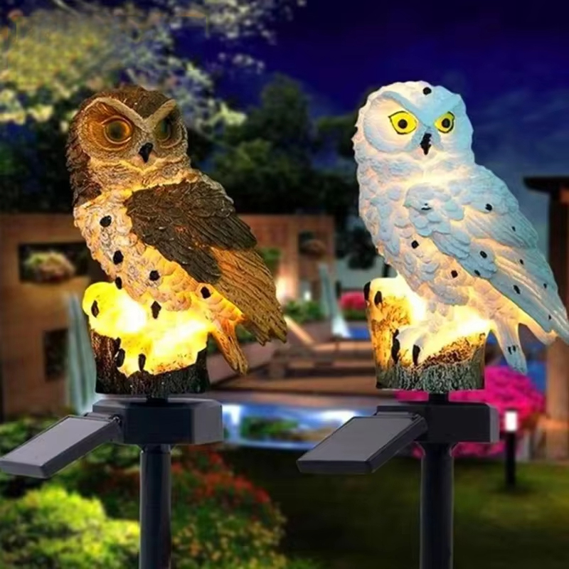 Solar light owl animal sculptu - String Light Outdoor avis et prix