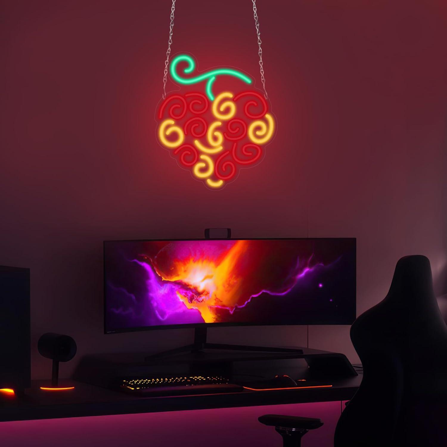 Cyber Fruit Neon Sign USB Dimm - Lighting Decor Living Room avis et prix