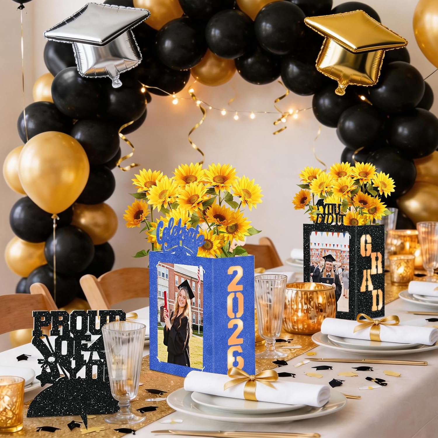 10 Pcs 2026 Graduation Table D - Lighting Decor Photos avis et prix