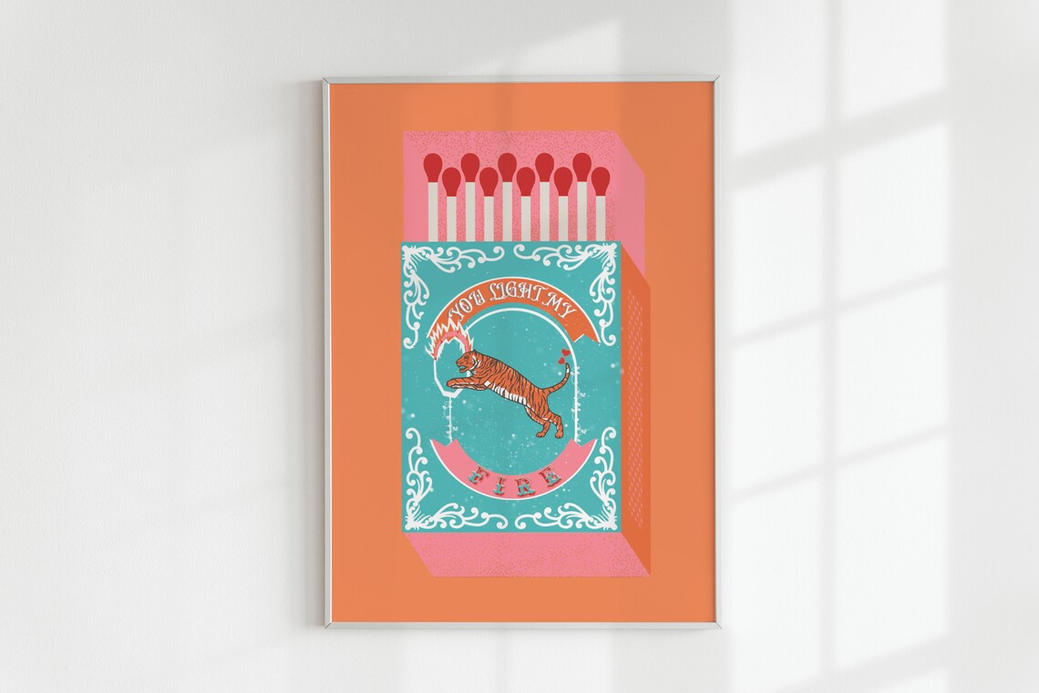 You Light My Fire Orange Match - Lighting Decor Living Room avis et prix