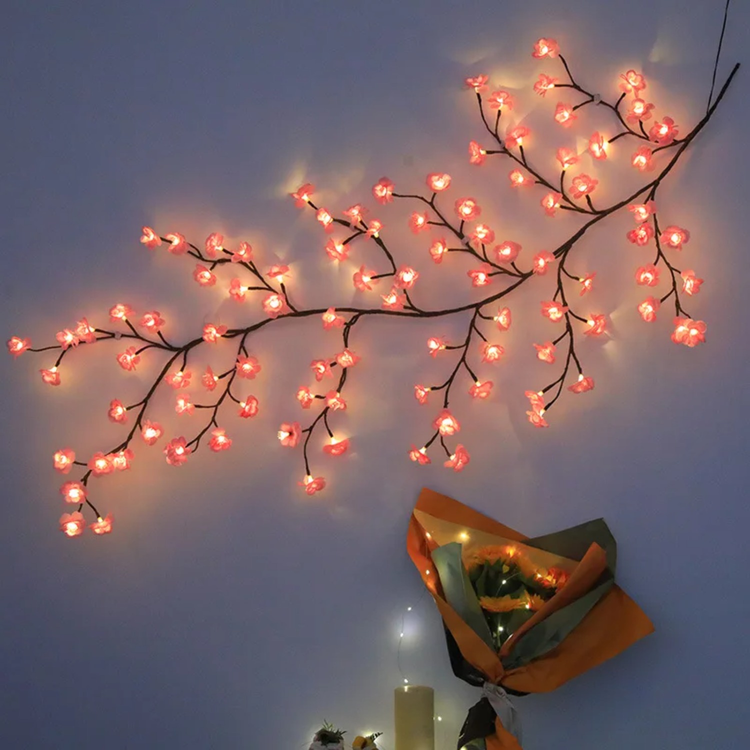 1.8M Cherry LED Tree Branch Li - Lighting Tree Decor avis et prix