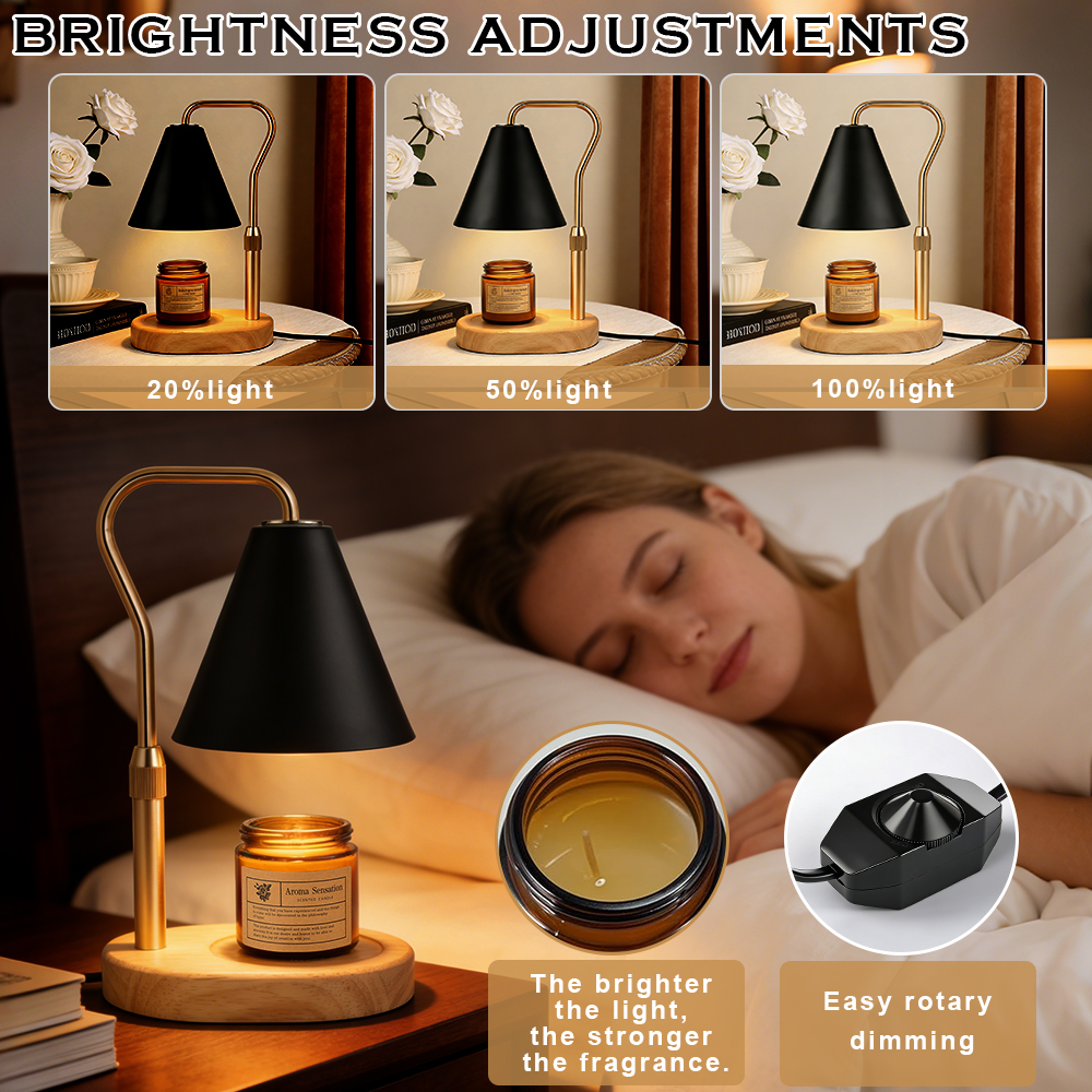 Black Candle Warmer Lamp Kitch - Lighting Decor Living Room avis et prix