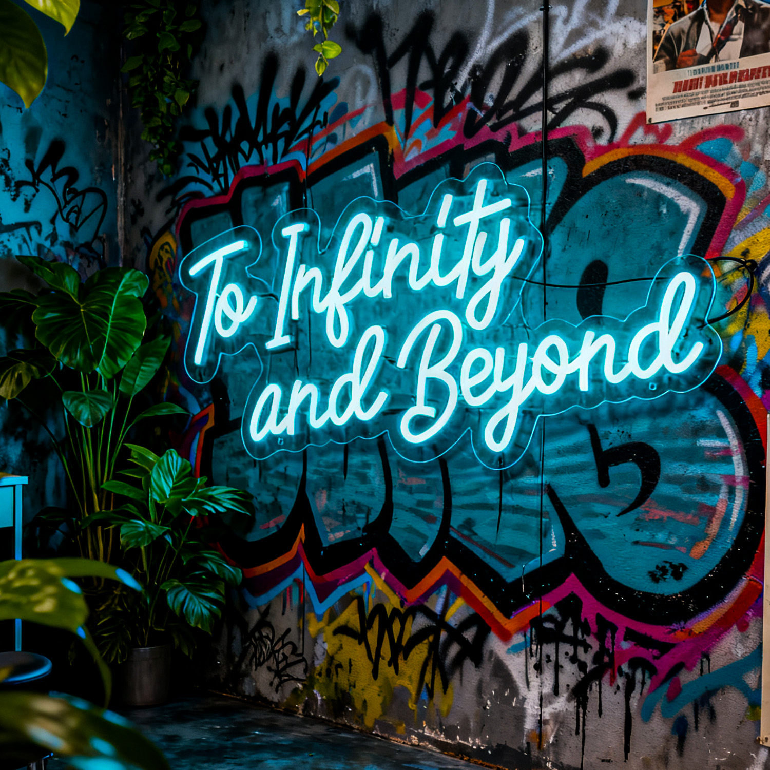 Neon Sign to Infinity And beyo - Lighting Decor And Beyond avis et prix