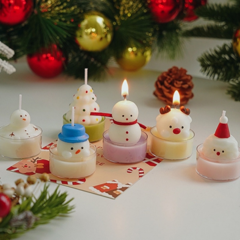 Christmas Tree Tea Candle Snow - Lighting Decor Photos avis et prix