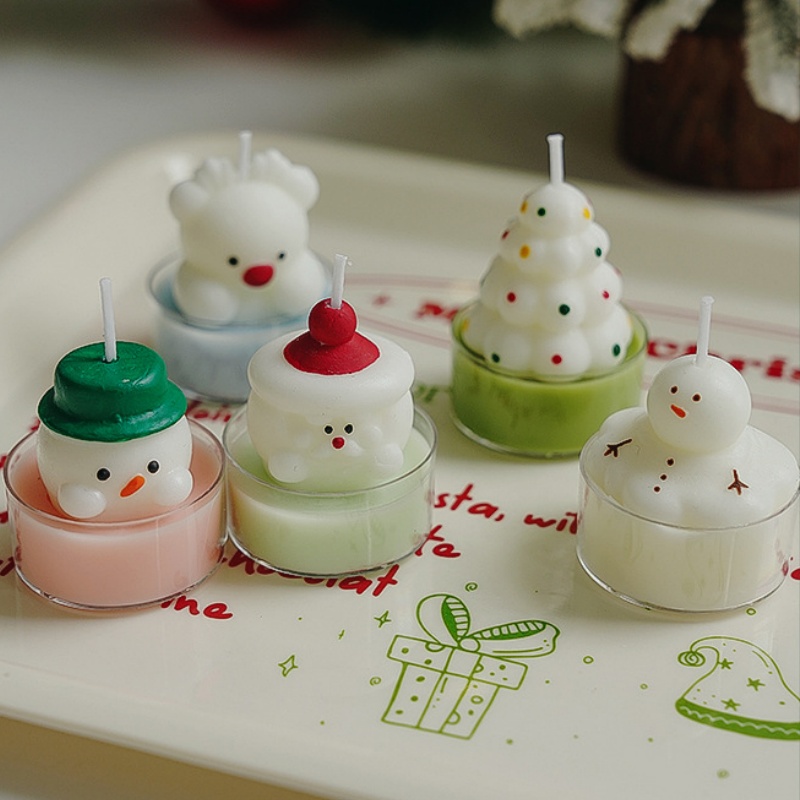 Christmas Tree Tea Candle Snow - Lighting Decor Photos avis et prix