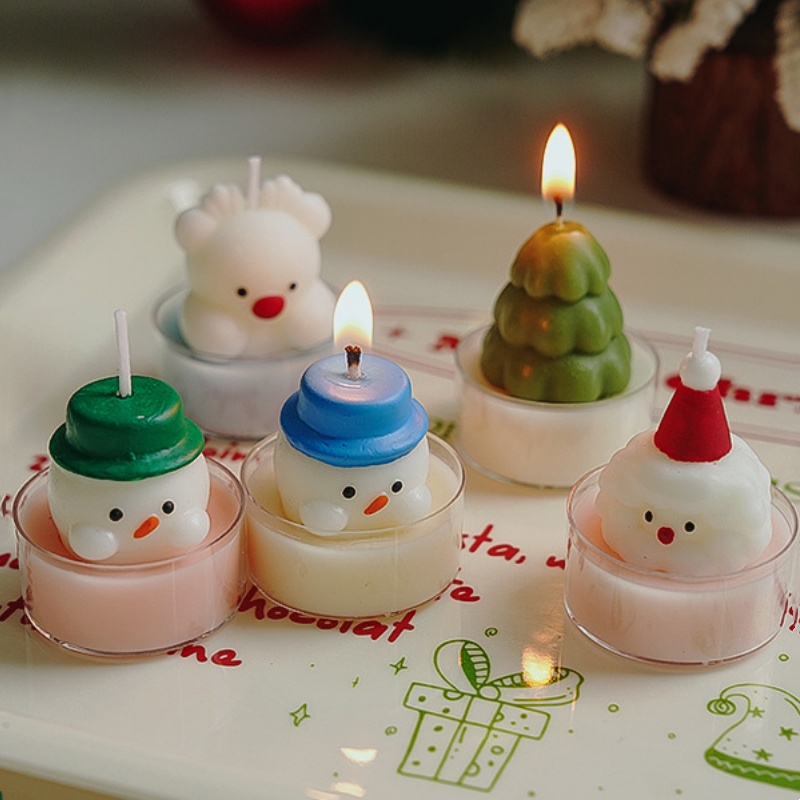 Christmas Tree Tea Candle Snow - Lighting Decor Photos avis et prix