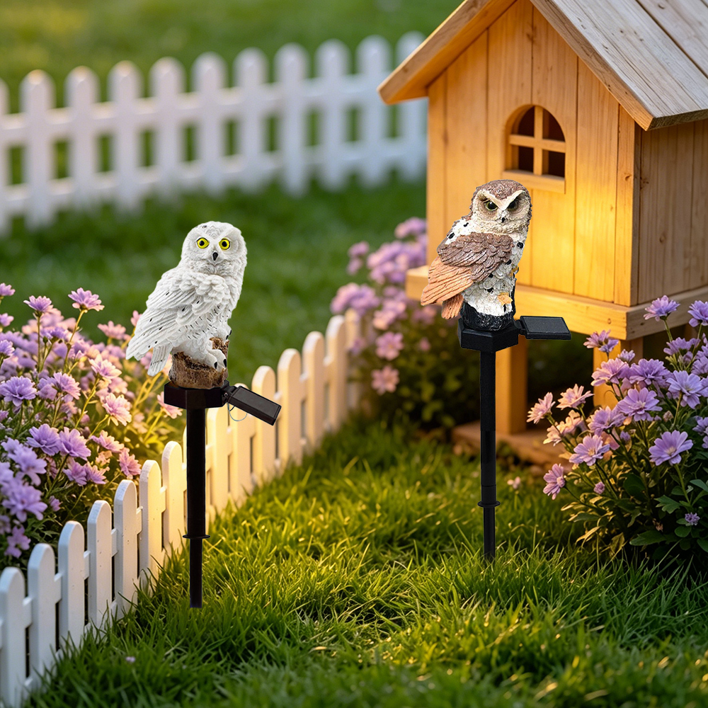 Owl Solar Light, Resin Owl Gro - String Light Outdoor avis et prix