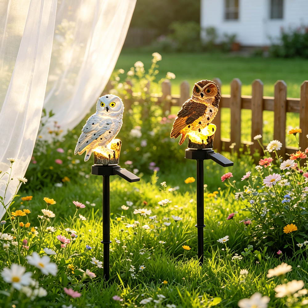Owl Solar Light, Resin Owl Gro - String Light Outdoor avis et prix