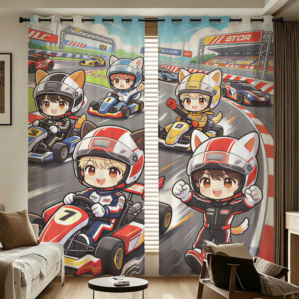 Kart Racing Cartoon Digital Pr - Decor Kart Lighting avis et prix