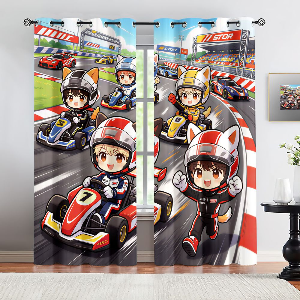 Kart Racing Cartoon Digital Pr - Decor Kart Lighting avis et prix