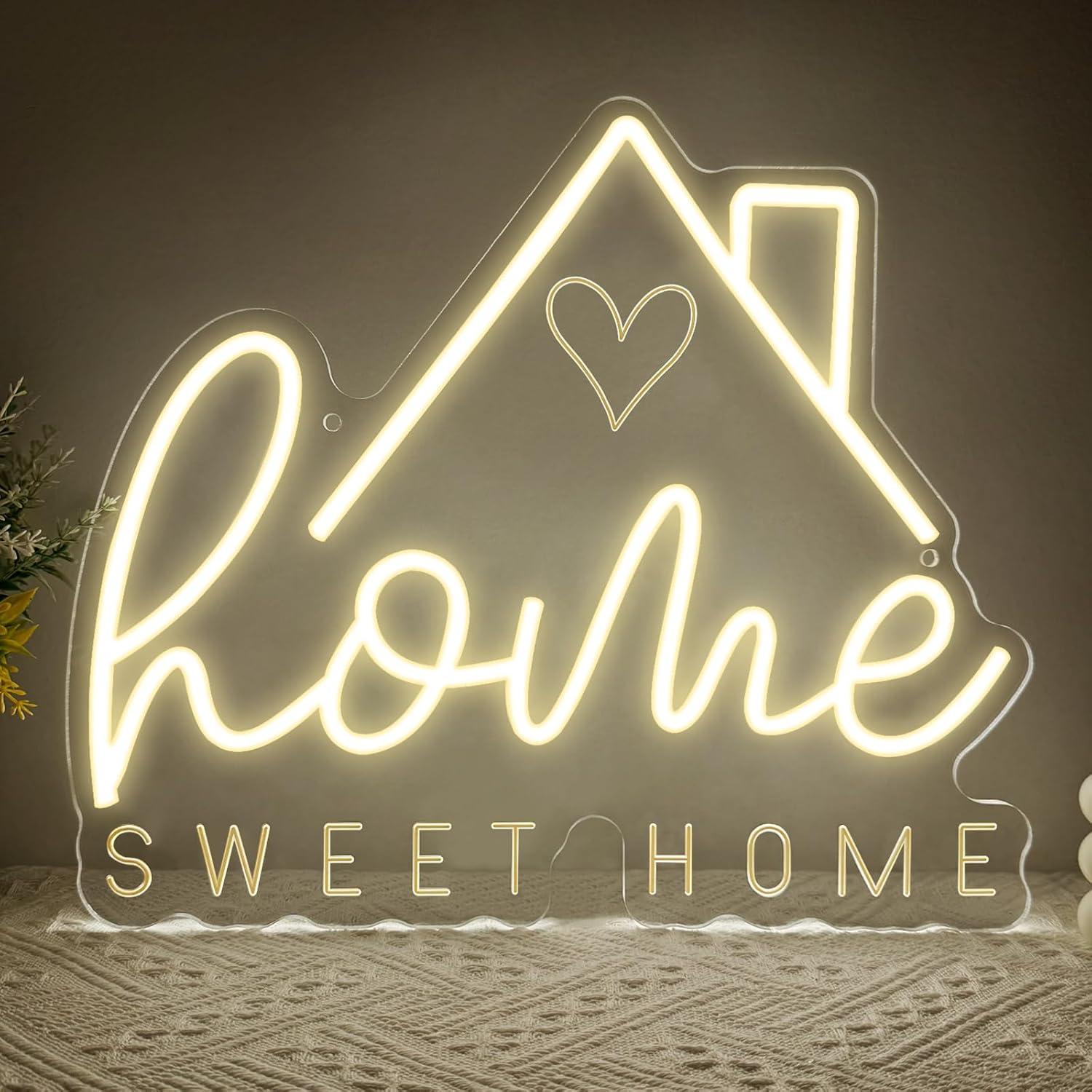 Sweet Home Neon Sign USB Dimma - Lighting Decor Living Room avis et prix
