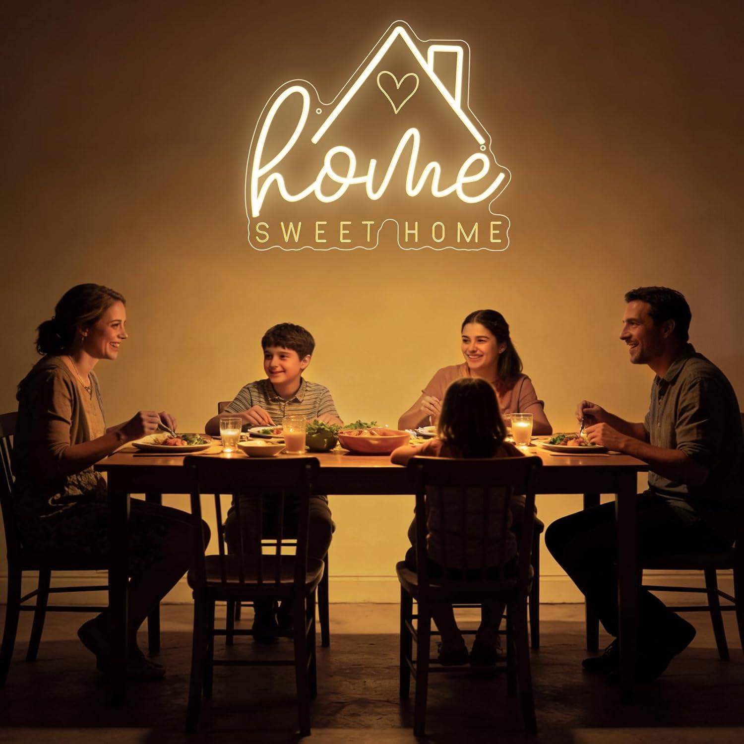 Sweet Home Neon Sign USB Dimma - Lighting Decor Living Room avis et prix
