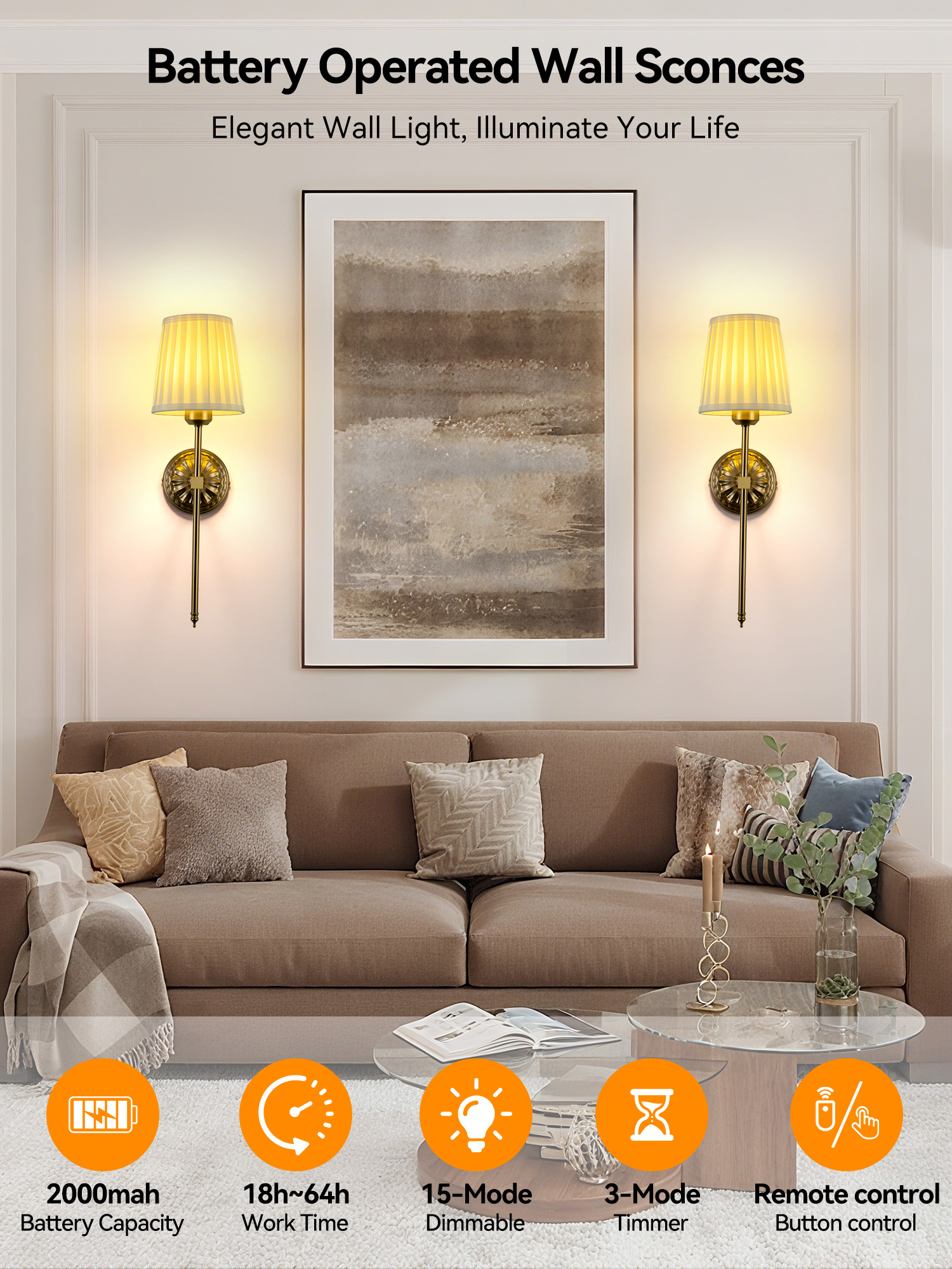 Battery-Powered Wall Light: Re - Foyer Lighting Wall Decor avis et prix