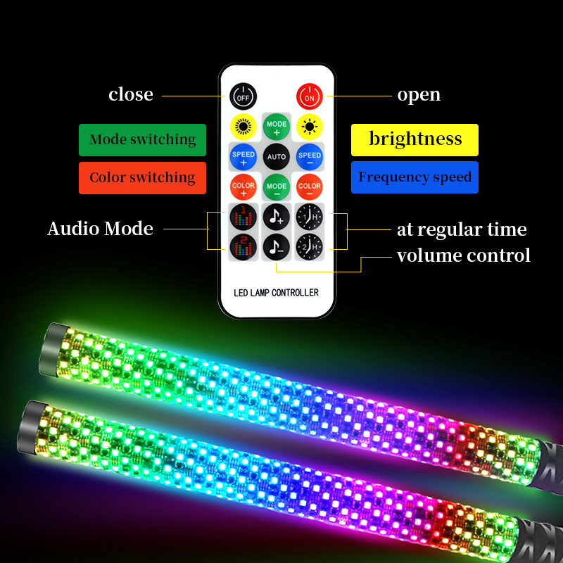 2FT RGB Flagpole Light LED Whi - Decor Kart Lighting avis et prix