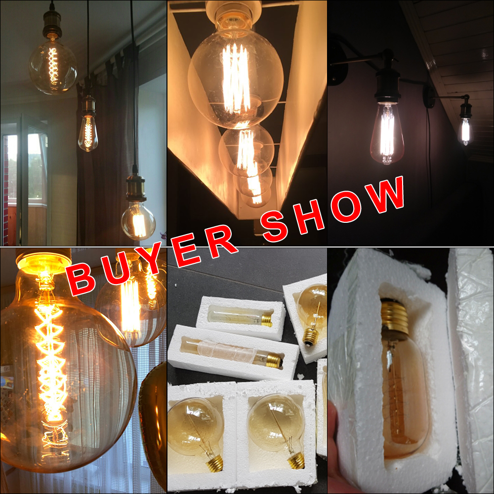 E27 Retro Edison Bulb 220V 40W - Lighting Decor Living Room avis et prix
