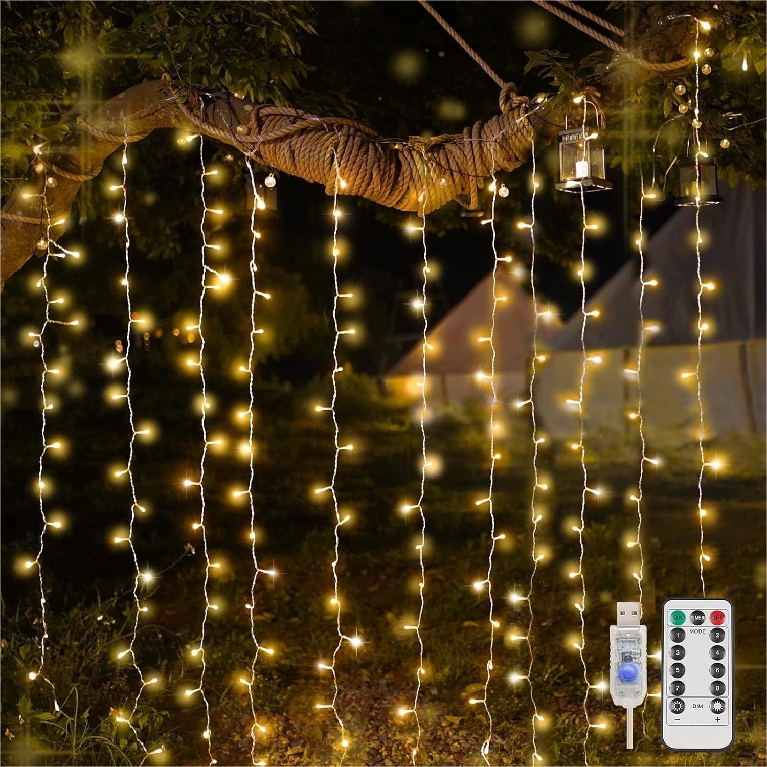Curtain Lights For Bedroom 200 - String Light Outdoor avis et prix