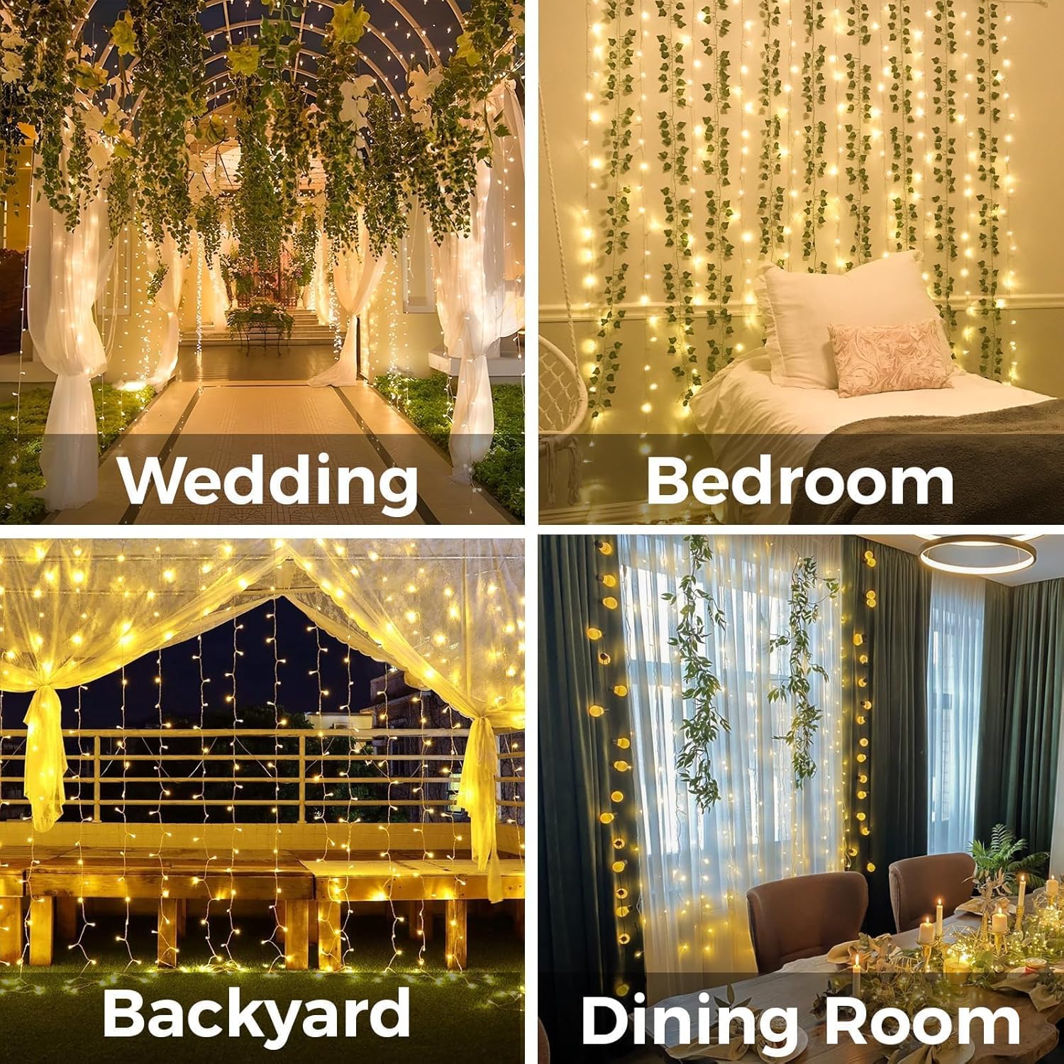 Curtain Lights For Bedroom 200 - String Light Outdoor avis et prix