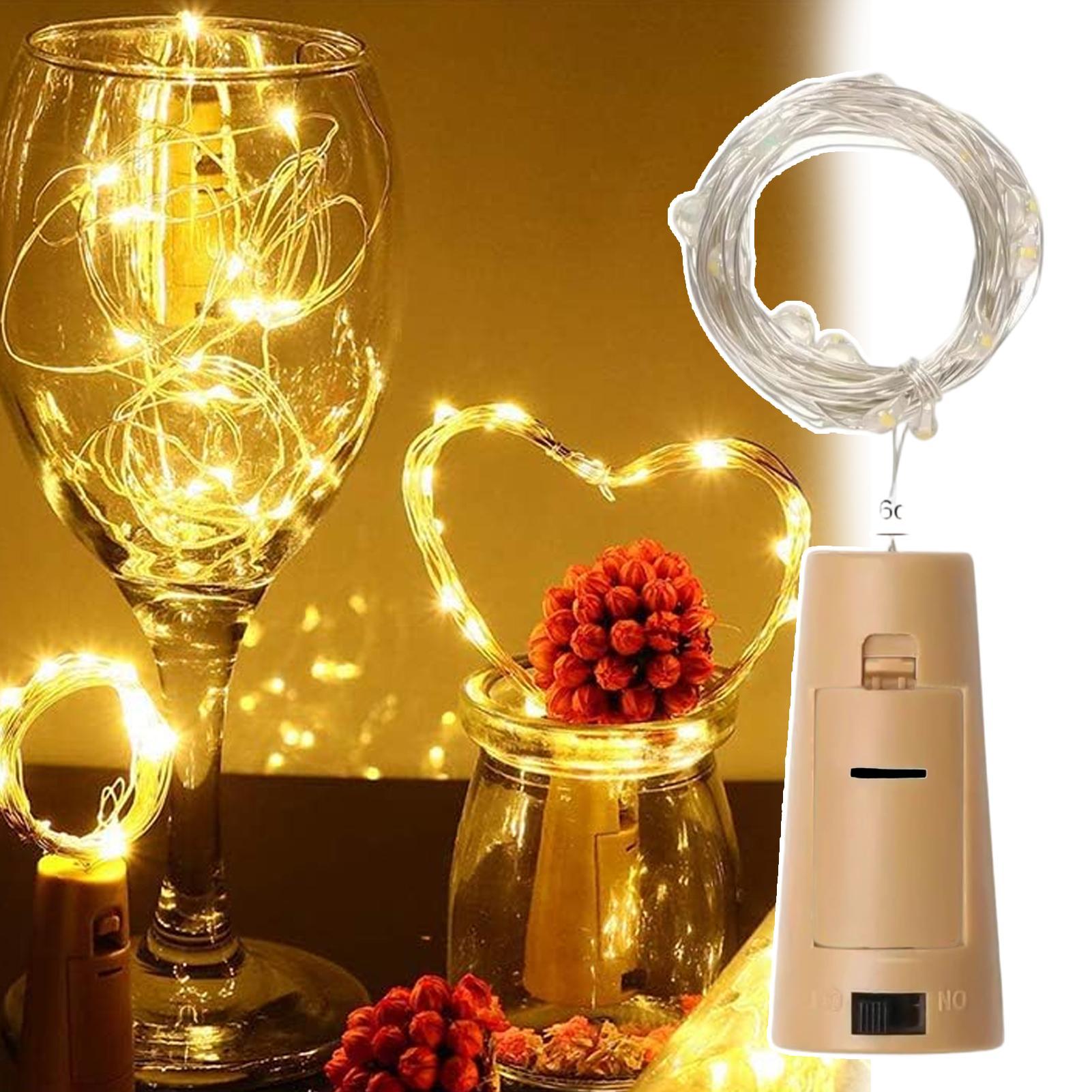 LED Bar Wine Bottle Cork Strin - Decor Lighting Cork avis et prix