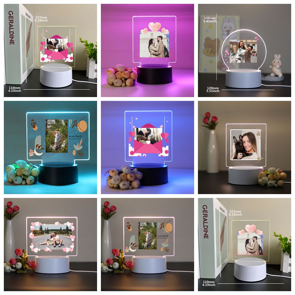 1 pc Personalize Custom Photo  - Lighting Decor Photos avis et prix