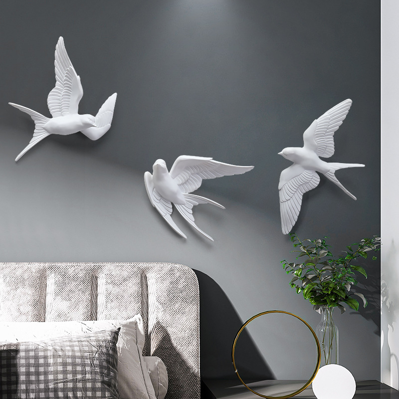 3D Bird Creative Hanging Decor - Foyer Lighting Wall Decor avis et prix