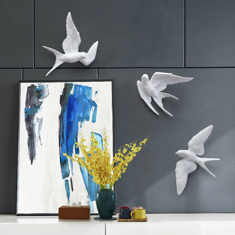 3D Bird Creative Hanging Decor - Foyer Lighting Wall Decor avis et prix
