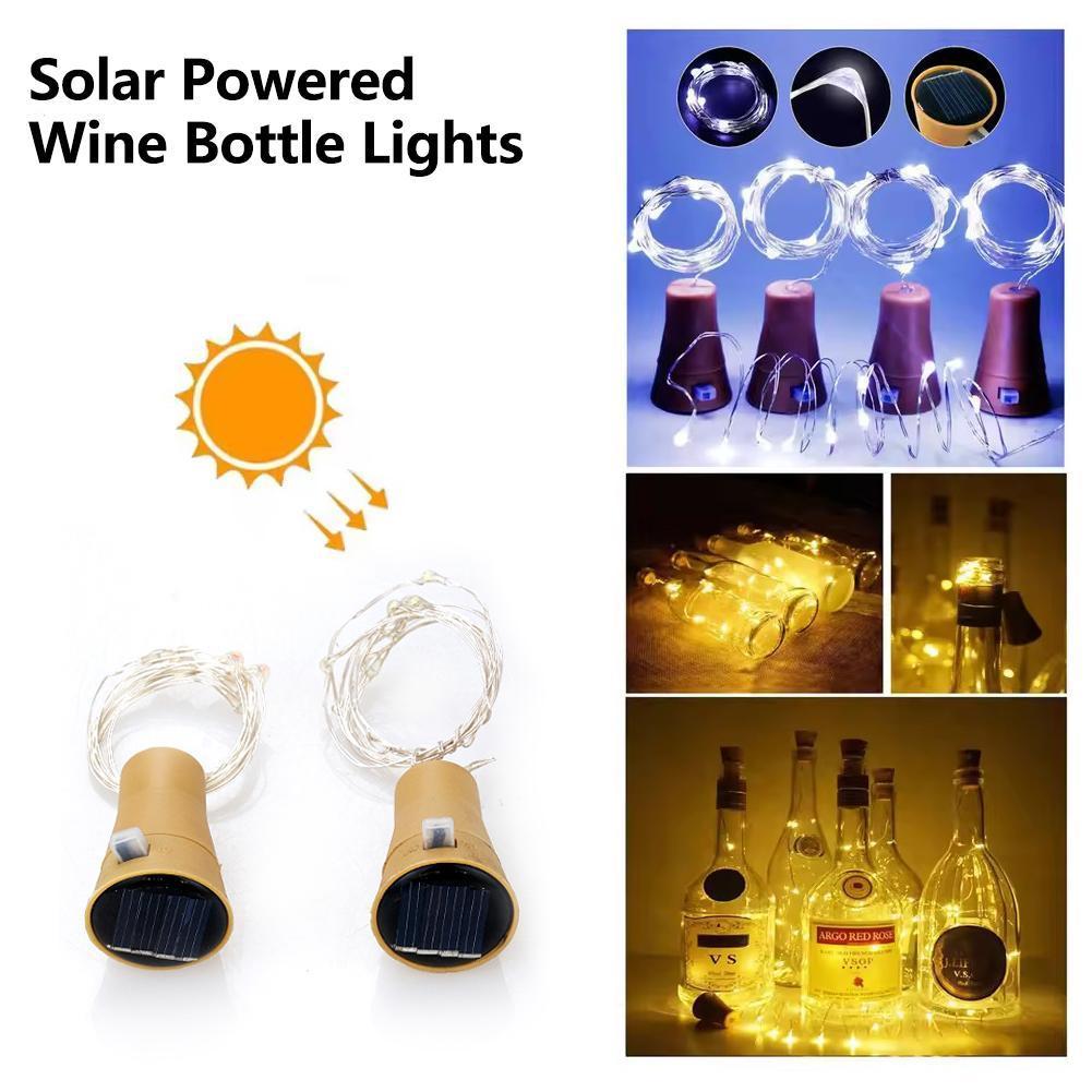 Wine Bottle Lights With Cork L - Decor Lighting Cork avis et prix