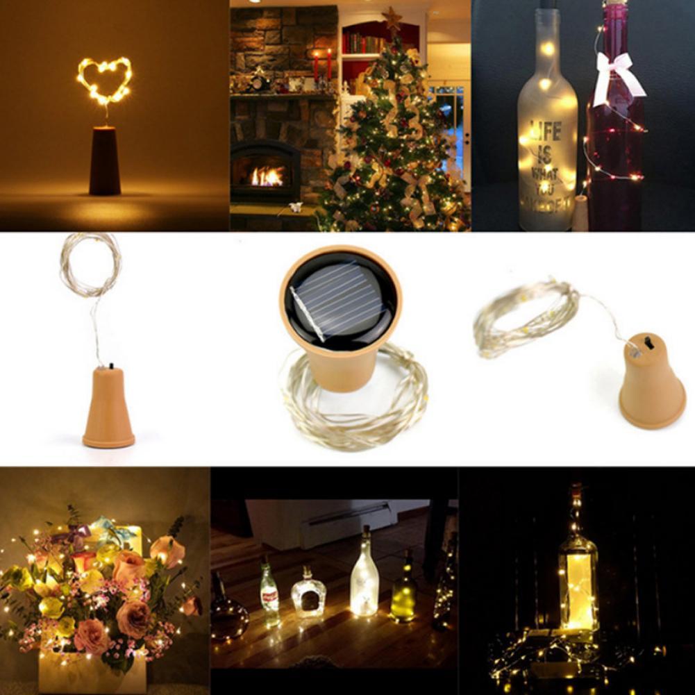 Wine Bottle Lights With Cork L - Decor Lighting Cork avis et prix
