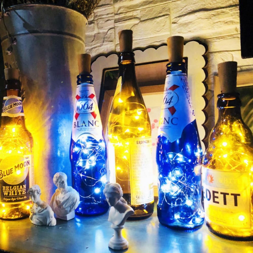 Wine Bottle Lights With Cork L - Decor Lighting Cork avis et prix