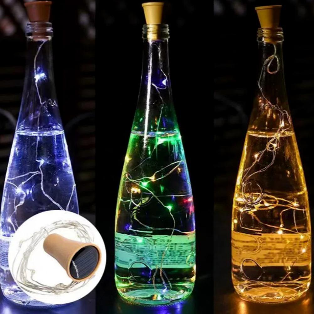 Wine Bottle Lights With Cork L - Decor Lighting Cork avis et prix