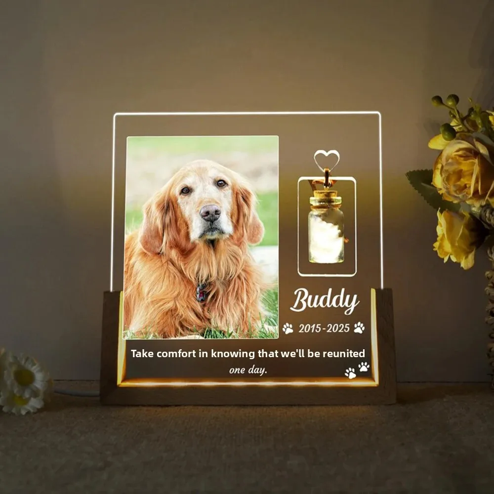 Custom Pet Memorial Night Ligh - Lighting Decor Photos avis et prix