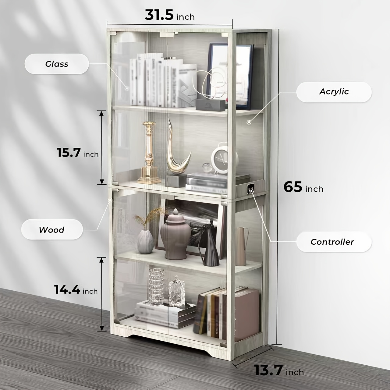 Glass Display Cases with Human - Lighting & Home Decor Studio avis et prix