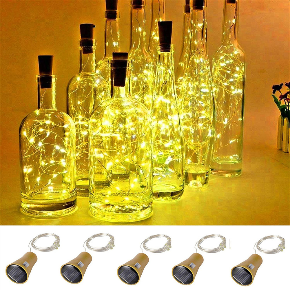 Solar Wine Bottle Lights 20 LE - Decor Lighting Cork avis et prix
