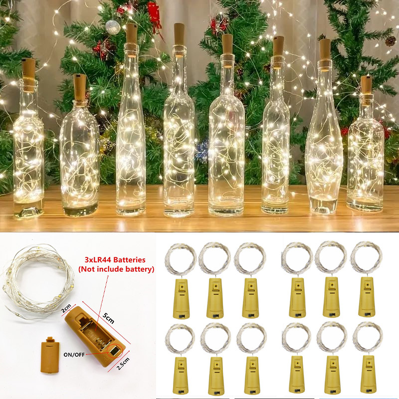 6pcs 20led Wine Bottle with Co - Decor Lighting Cork avis et prix
