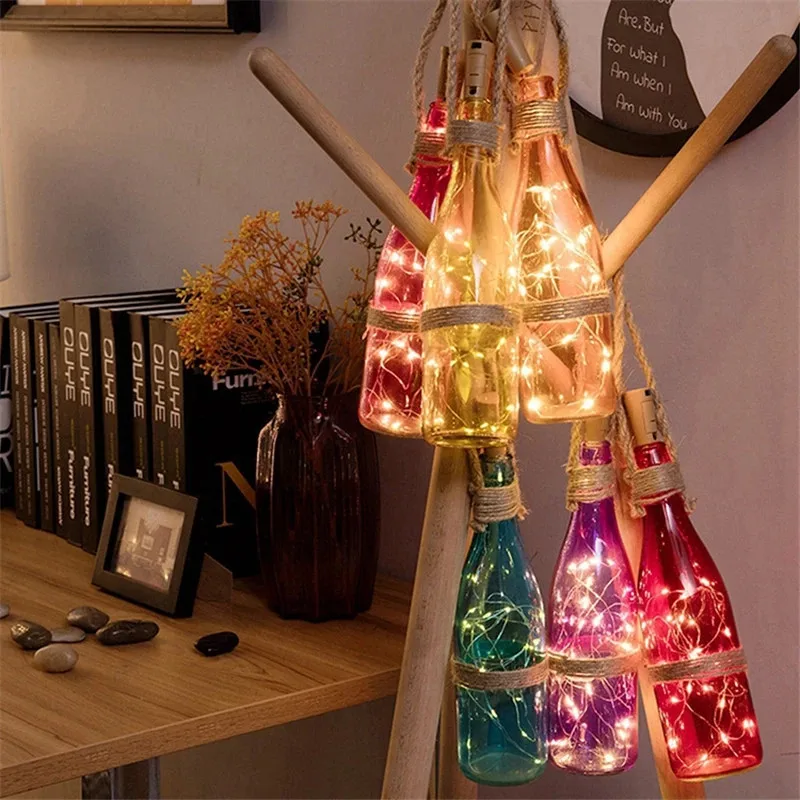 6pcs 20led Wine Bottle with Co - Decor Lighting Cork avis et prix