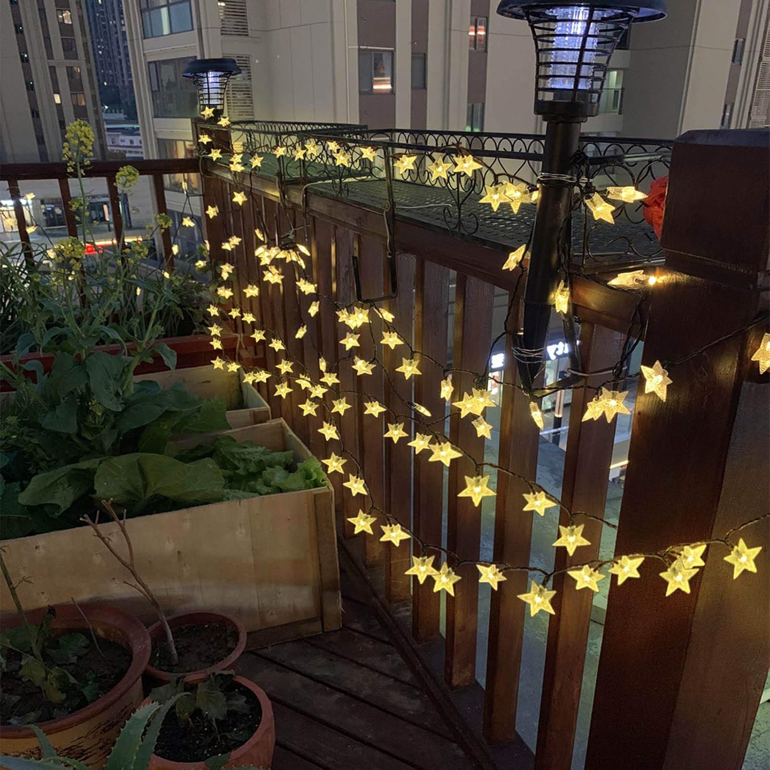 50ft 120 LED Solar Star Fairy  - String Light Outdoor avis et prix
