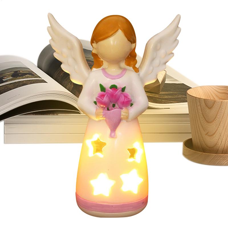 Candlestick Lamp Angel Statue  - Lighting Decor Living Room avis et prix