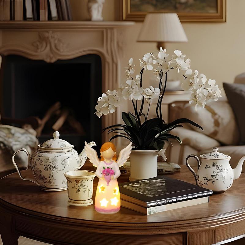 Candlestick Lamp Angel Statue  - Lighting Decor Living Room avis et prix