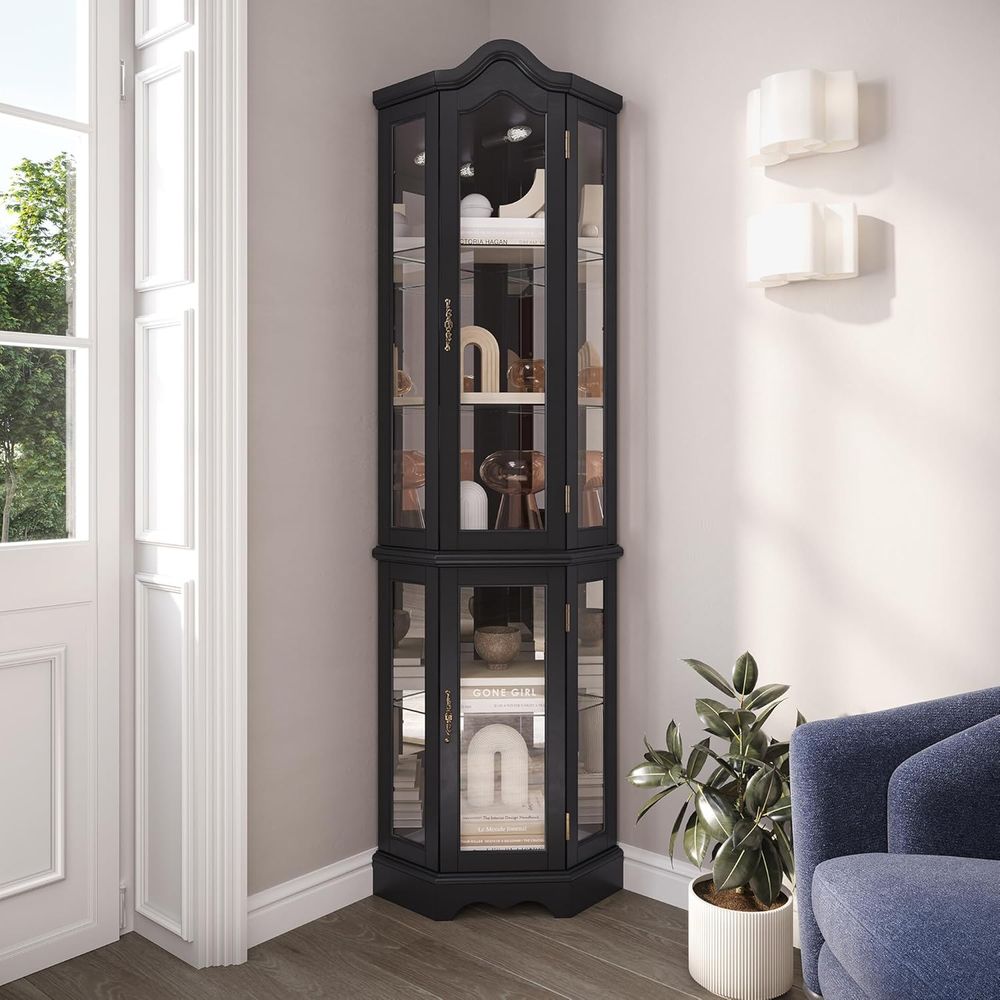Lighted 3-Side Glass Display C - Lighting & Home Decor Studio avis et prix