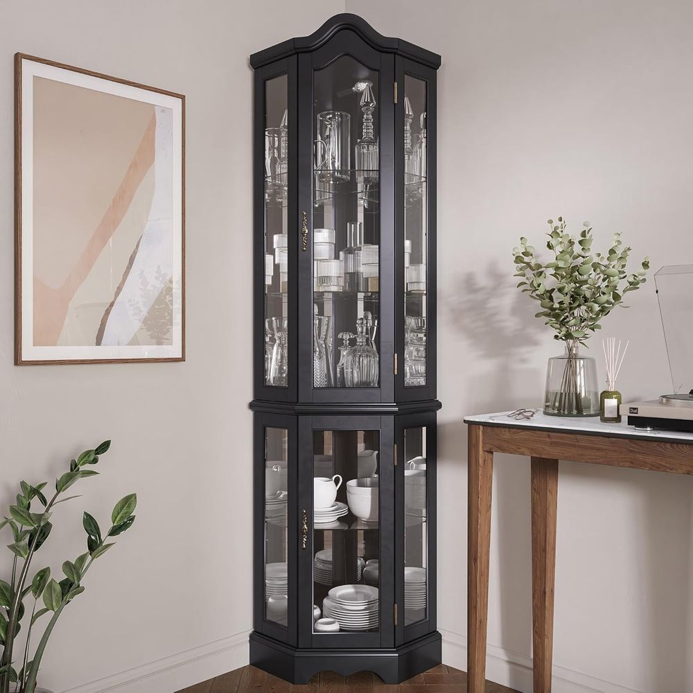 Lighted 3-Side Glass Display C - Lighting & Home Decor Studio avis et prix