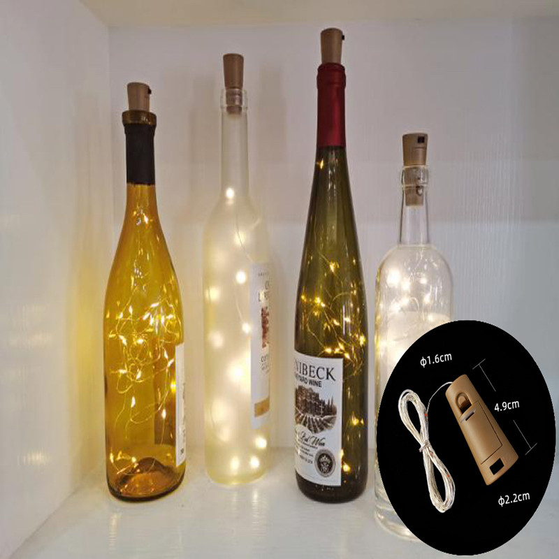 LED Wine Bottle Lights with Co - Decor Lighting Cork avis et prix