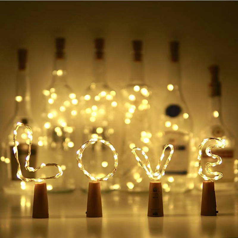 LED Wine Bottle Lights with Co - Decor Lighting Cork avis et prix