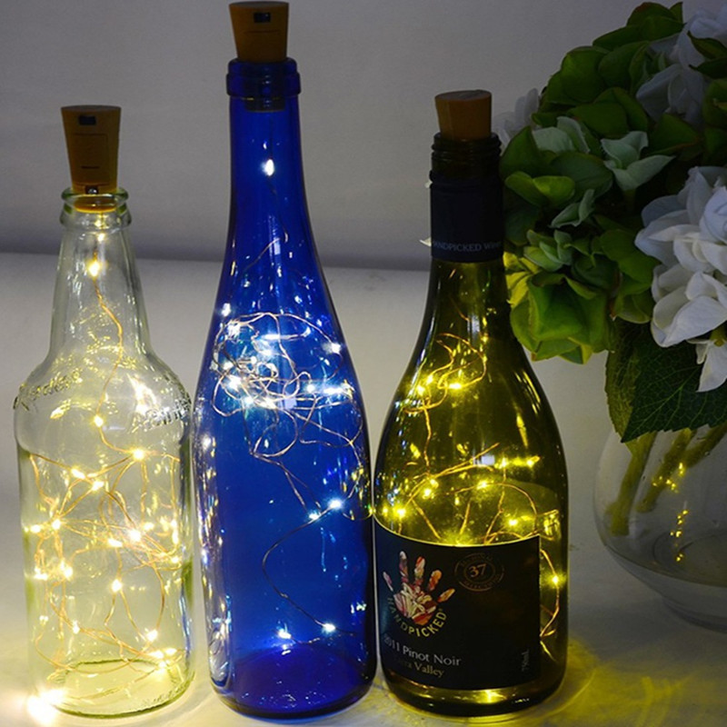 LED Wine Bottle Lights with Co - Decor Lighting Cork avis et prix