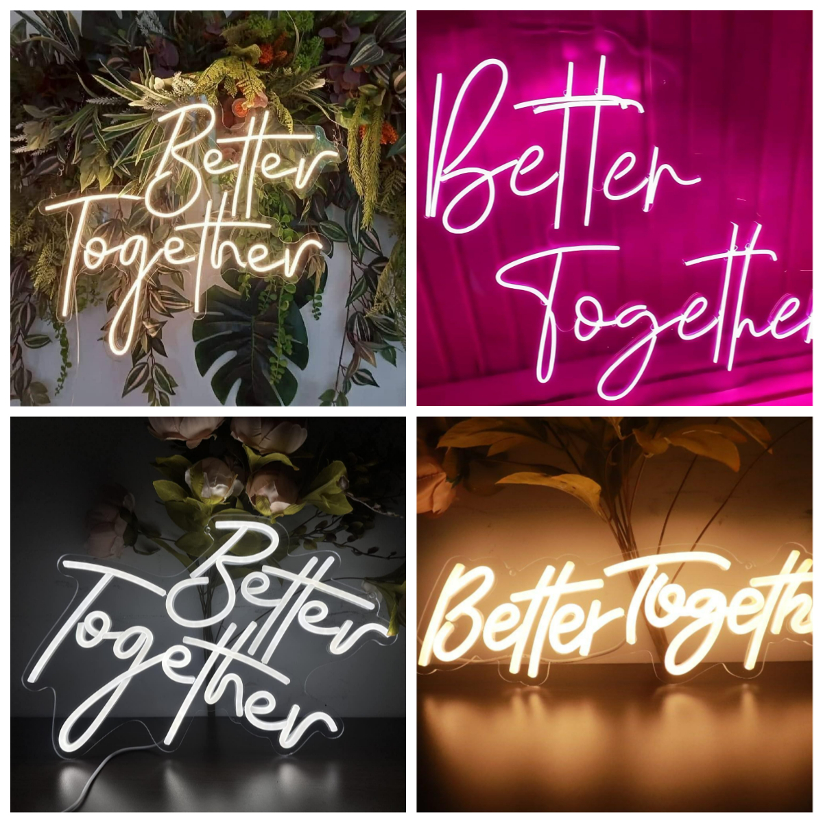 Better Together Neon Sign USB  - Lighting Decor Living Room avis et prix