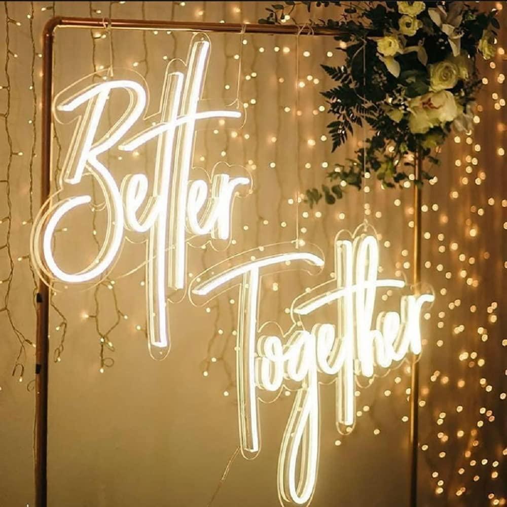 Better Together Neon Sign USB  - Lighting Decor Living Room avis et prix